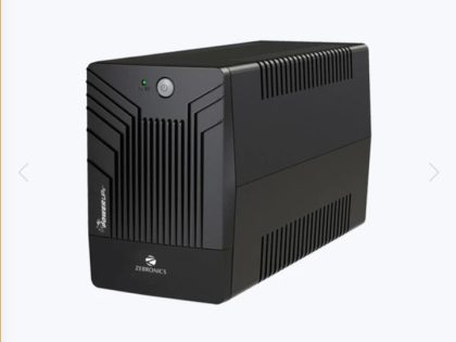 ZEBRONICS Zeb-U725 600VA UPS for Desktop/PC/Computers with Automatic Voltage Regulation, Black