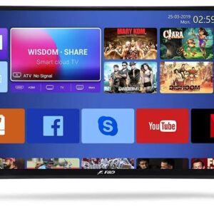 F&D 80 cm (32 inches) HD LED Smart TV T2V Range TLT-3219SDT (Black)