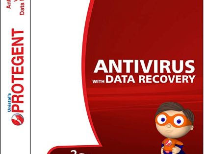 Protegent Antivirus Software with Data Recovery Software Anti-Malware Anti-Spyware 1Yr/1PC