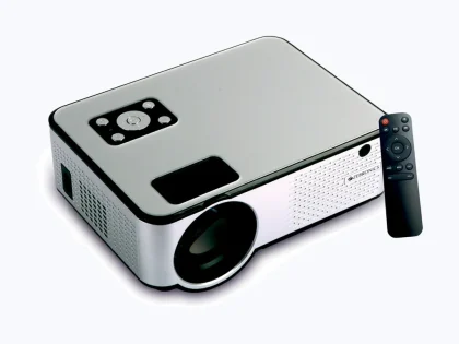 ZEBRONICS ZEB-LP2800 Full HD 1280 x 720 Home Theatre Projector 2800 Lumens with Built in Speaker, HDMI, VGA, USB, AV in, mSD Slot, AUX Out, 1080p Support and Remote Control