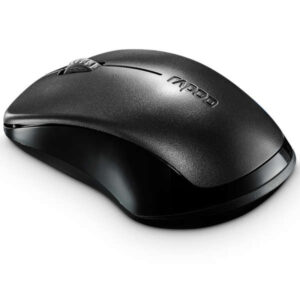 RAPOO 1620 Wireless Mosuse 2.4 GHz with USB Nano Receiver, Ambidextrous, PC/Mac/Laptop