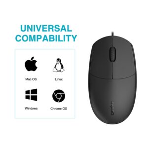 RAPOO N100 Wired Optical Mouse