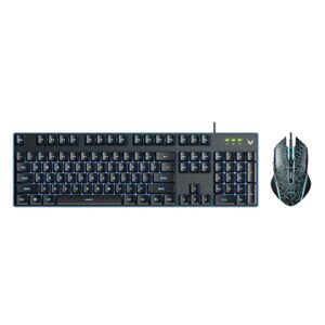 Rapoo V100S Gaming Keyboard & Mouse Combo with Adjustable Backlit, Optical Gaming Mouse