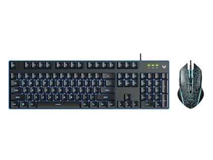 Rapoo V100S Gaming Keyboard & Mouse Combo with Adjustable Backlit, Optical Gaming Mouse