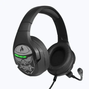 ZEB- Crusher USB Gaming On Ear Headphone with .1 Simulated Surround Sound, RGB LED, Powerful Bass, 2 Meter Braided Cable, For Computer And Laptop.