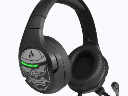 ZEB- Crusher USB Gaming On Ear Headphone with .1 Simulated Surround Sound, RGB LED, Powerful Bass, 2 Meter Braided Cable, For Computer And Laptop.