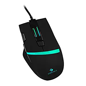 Zebronics-  Zeb Tempest - Premium USB Gaming Mouse with 7 Buttons RGB LED Modes and 1.8 Metre Braided Cable