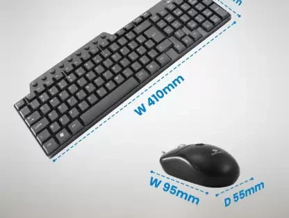 ZEB- JUDWAA 555 COMBO MOUSE AND WIRED USB LAPTOP KEYBOARD