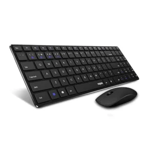 Rapoo 9300M Bluetooth and 2.4Ghz Wireless Keyboard & Mouse Combo- Black