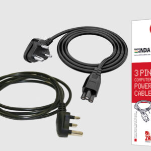 Laptop power cord suitable for secure and efficient charging of computers and electronic devices
